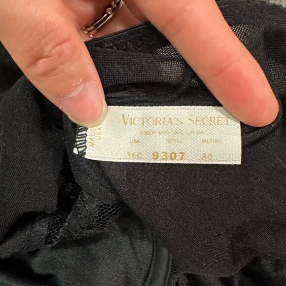 36C VS Black Lace Lingerie Bodysuit - Picture 10 of 13